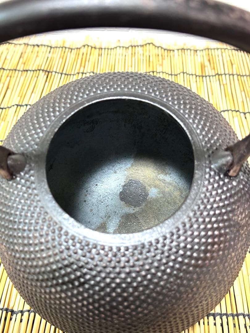 未使用品　南部照光堂名人心斎造　１３型　棗型アラレ　きなこ様　売約済み