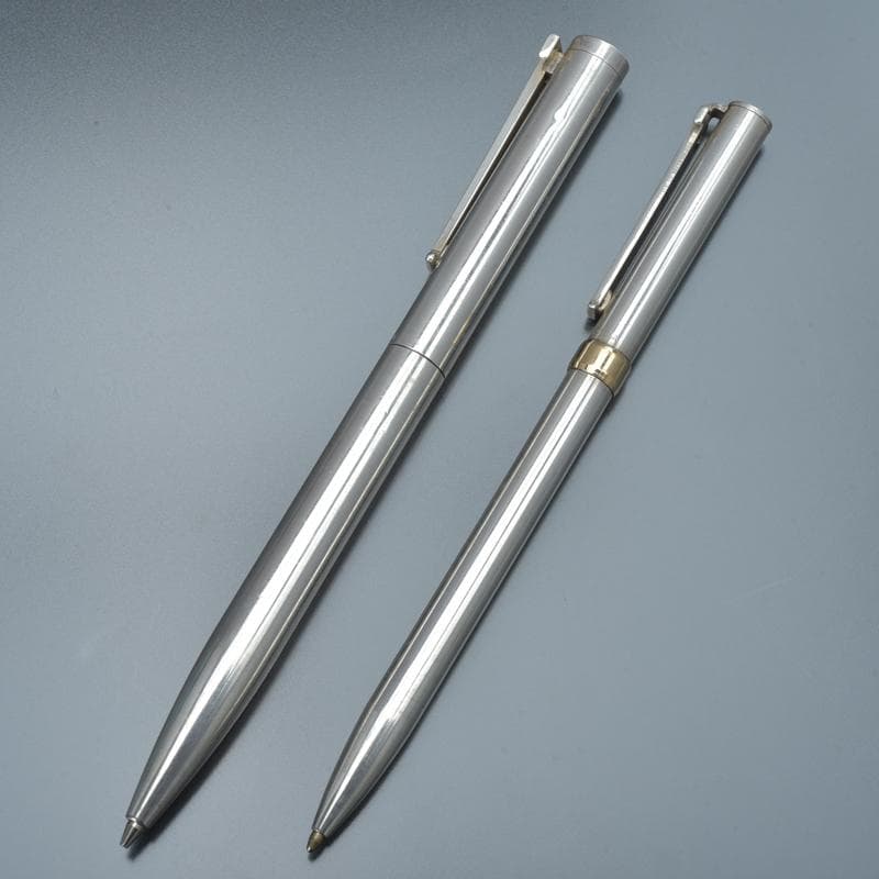 ティファニー◇ボールペン シャーペン2本セット 925 14K 磨き済 シルバー