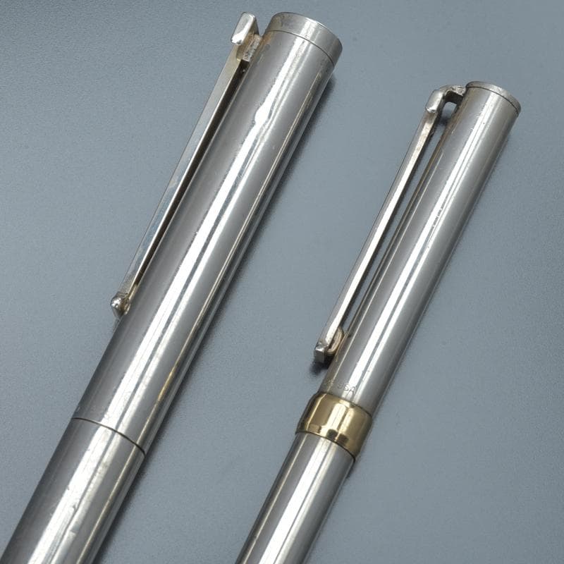 ティファニー◇ボールペン シャーペン2本セット 925 14K 磨き済 シルバー