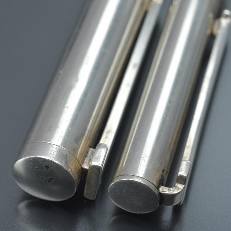 ティファニー◇ボールペン シャーペン2本セット 925 14K 磨き済 シルバー