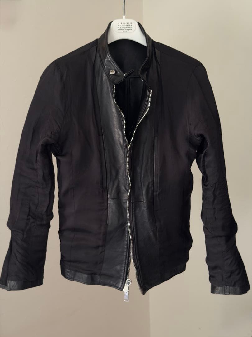 Wjk レザー シングルライダースジャケット