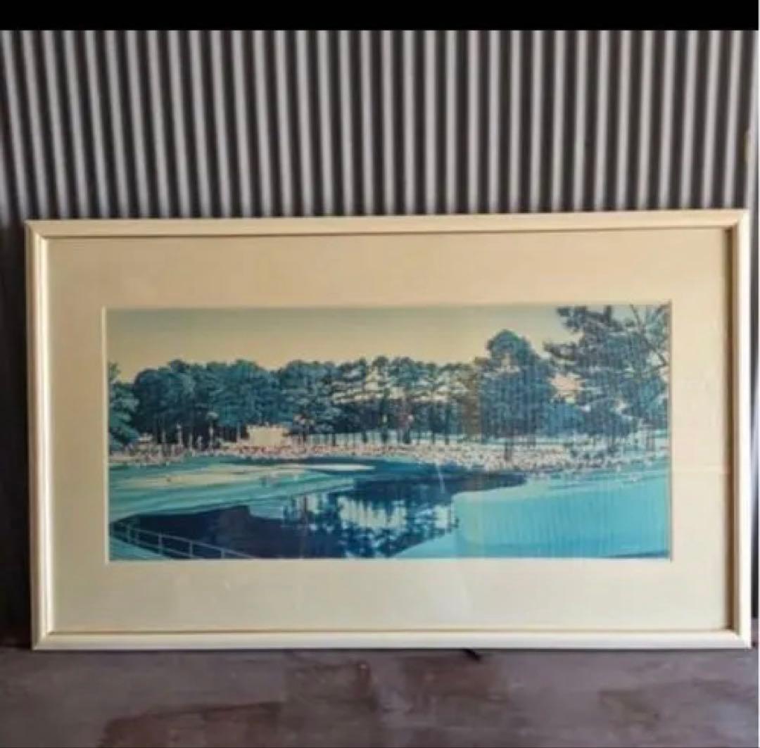 ヒロ・ヤマガタ　ジャックニクラウス　1986マスターズトーナメントアートポスター