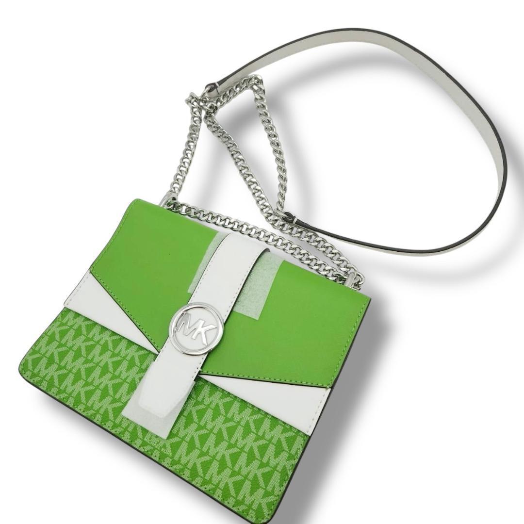 未使用 マイケルコース チェーンショルダーバッグ シグネチャー 新品 極美品