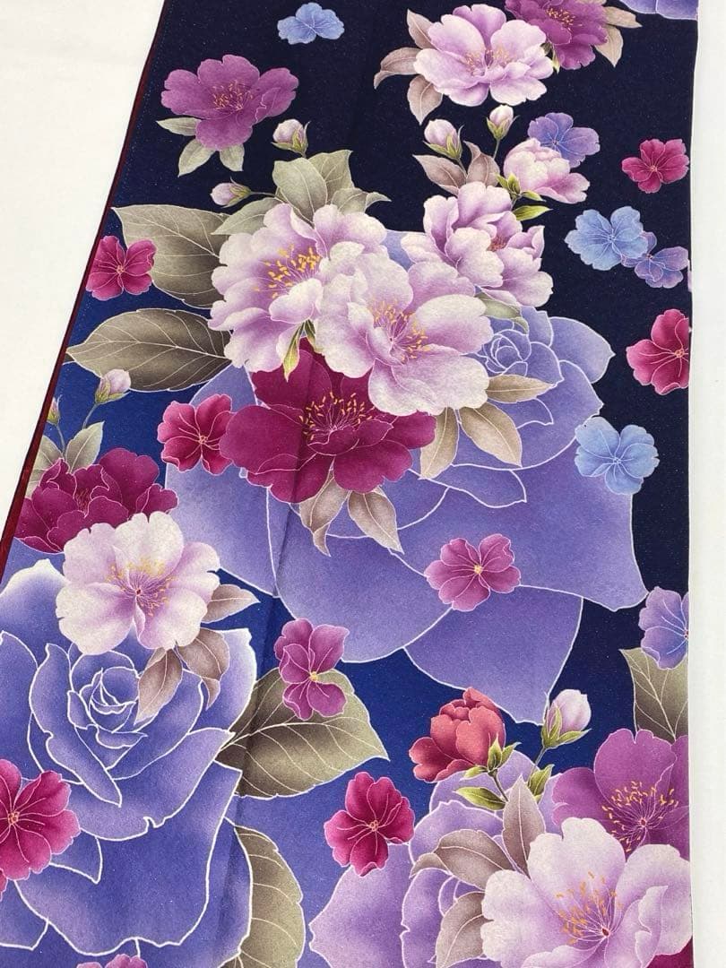 振袖 豪華 銀通し 紋意匠 身丈168cm パールトーン加工済