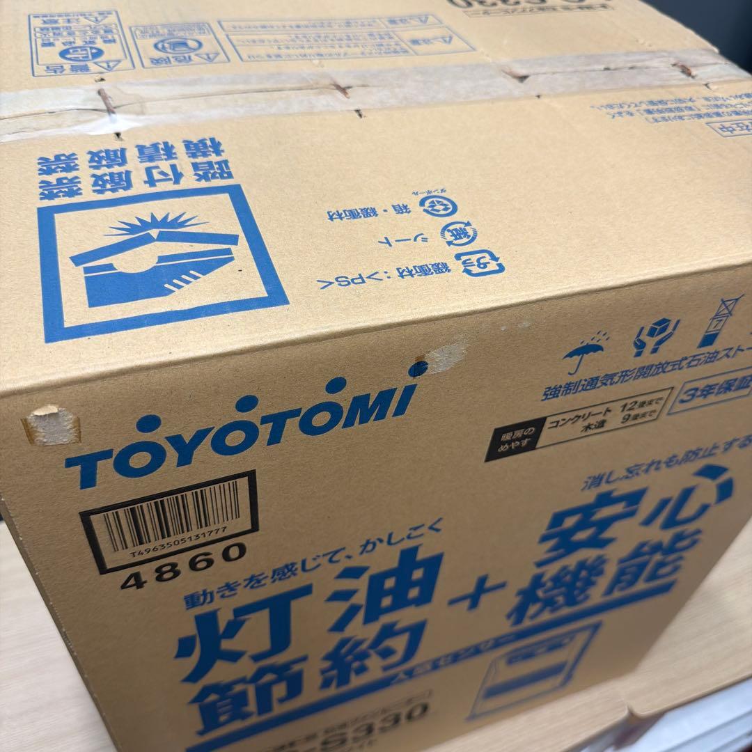 【未使用】トヨトミ　LC-S330　石油ファンヒーター(人感センサー付)