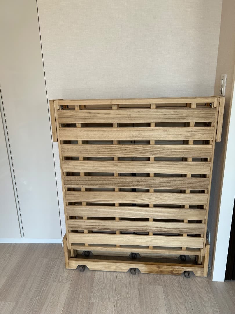 桐らくね　折り畳みベッド　フレーム