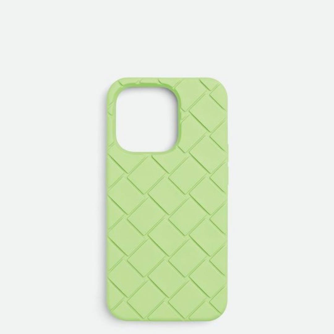 Phone14 pro max ケース ボッテガ グリーン 緑 ライト 黄緑