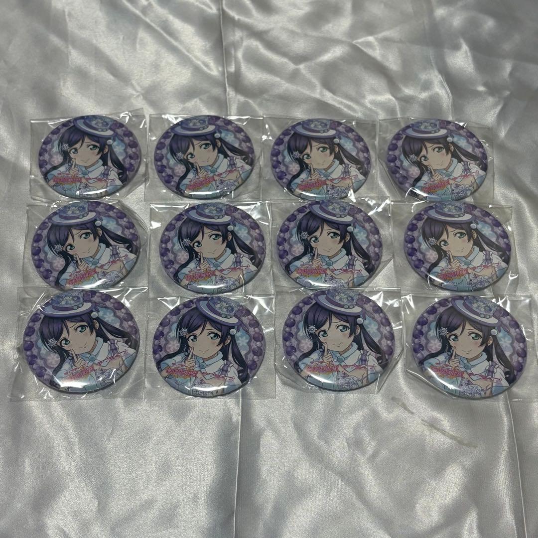 ラブライブ エアコミケ 缶バッジ ホワイトスノー 東條希 ①