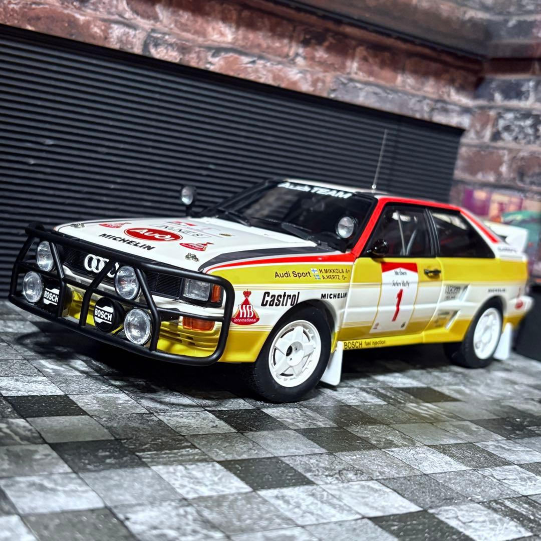 デカール加工品 1/18 AUTOart アウディ クワトロ A2 グループB