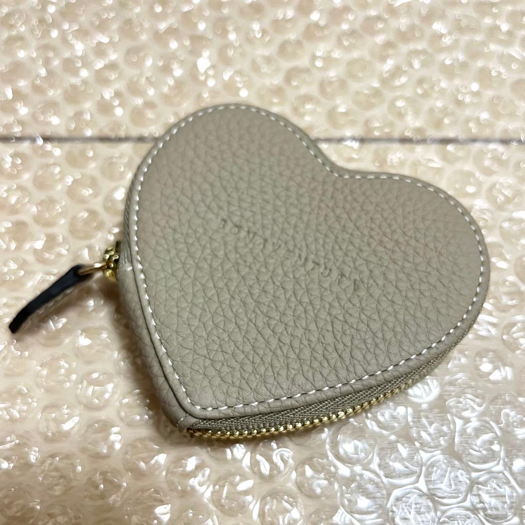 ボナベンチュラ ハート ケース グレージュ ベージュ 未使用