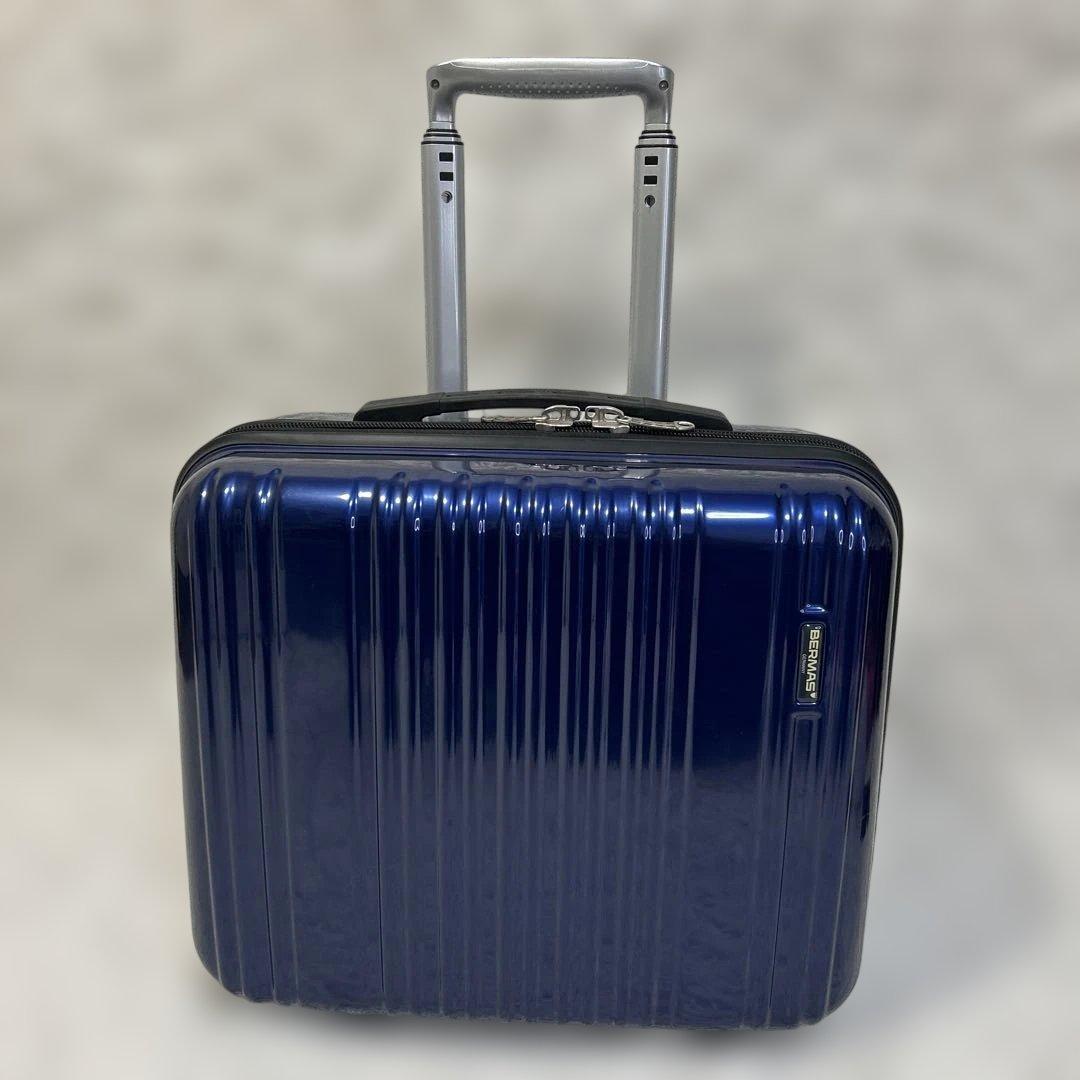 美品！ BERMAS バーマス スーツケース 31リットル ブルー 2輪 ドイツ
