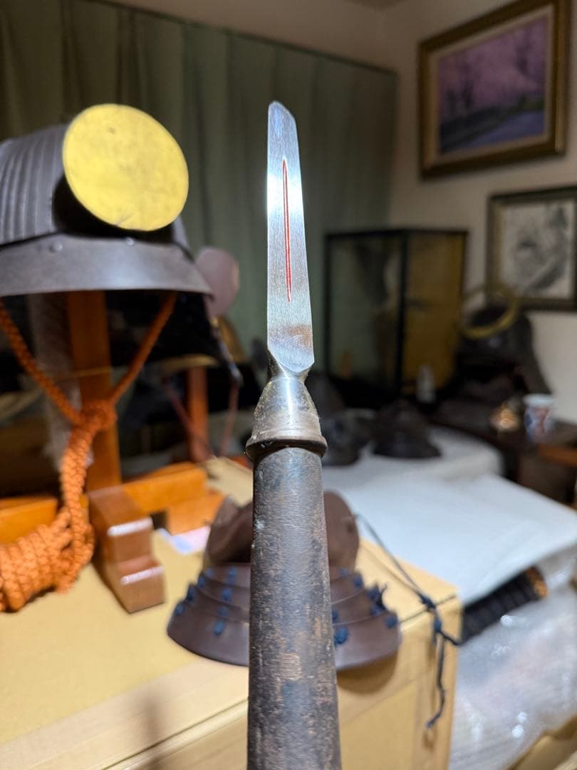 登録不要‼️合法サイズ１３センチ‼️桃山〜江戸期‼️見事な三角槍‼️希少‼️送料無料‼️