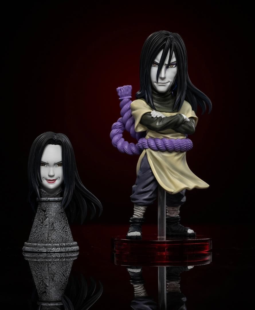 NARUTO -ナルト- 大蛇丸 双頭彫 樹脂 GK フィギュア ヘビを含む