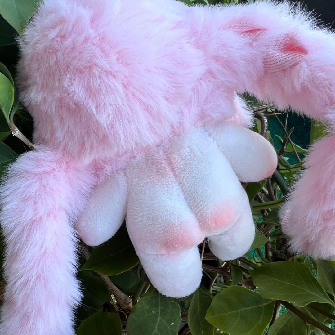 ひ*】様 自作ぬい ピンクうさぎちゃん 無属性ぬいぐるみ