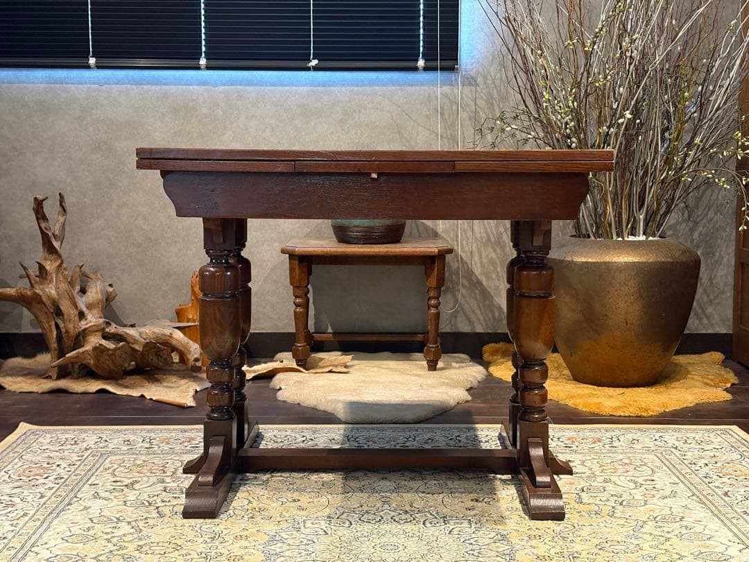 ロイズ・アンティークス ダイニングテーブル エクステンションテーブル Yn