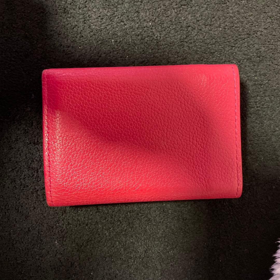 ち*★様 LV ルイヴィトン ピンク 三つ折り財布 コンパクト ミニ財布 可愛い