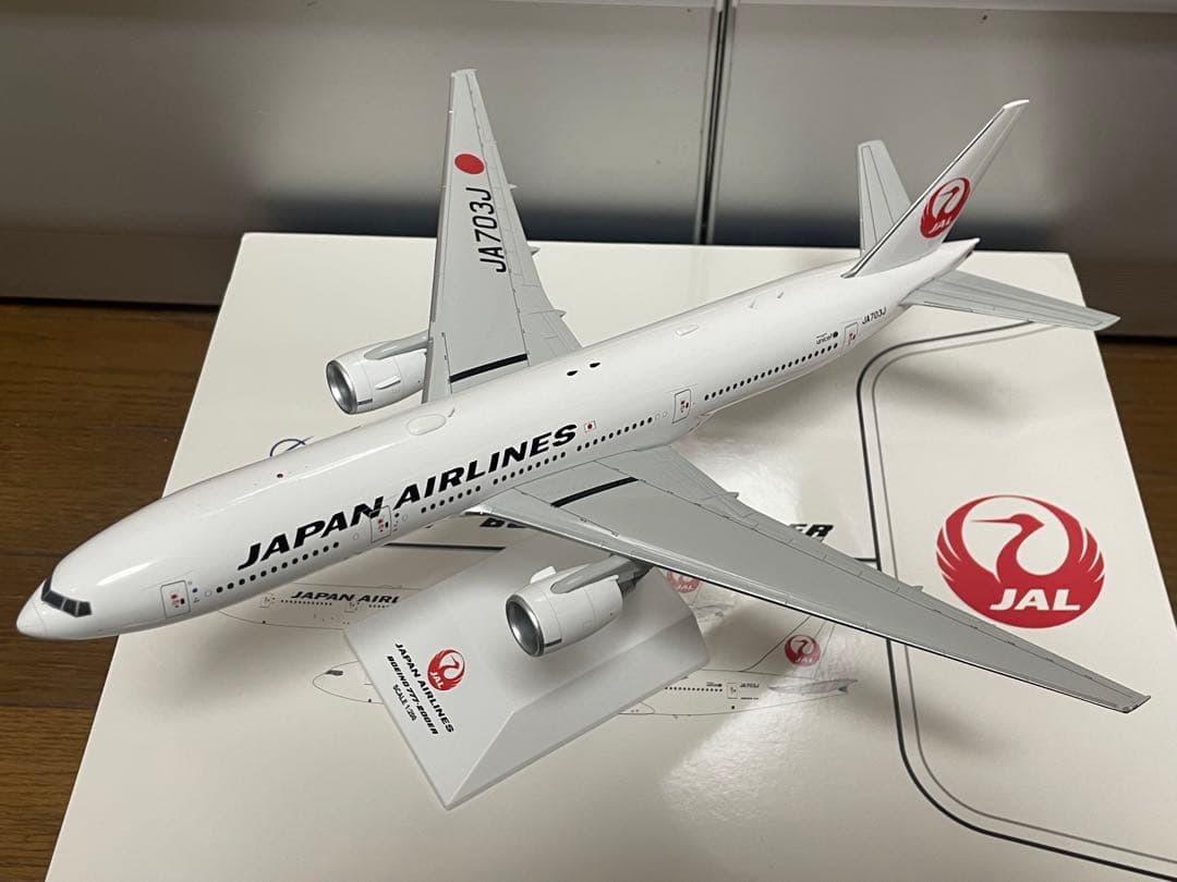 JcWings 1/200 JAL B777-200ER JA703J 飛行状態