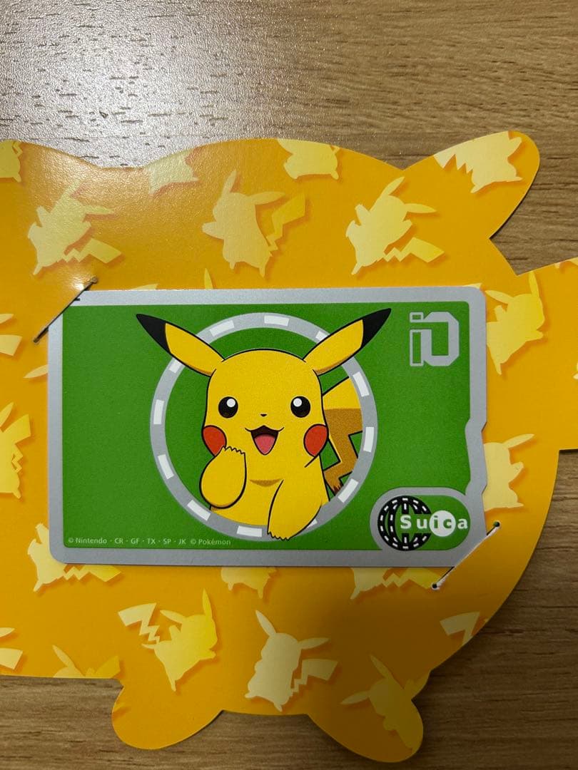 【美品 未使用】ポケモンSuica 台紙付き（使用不可）
