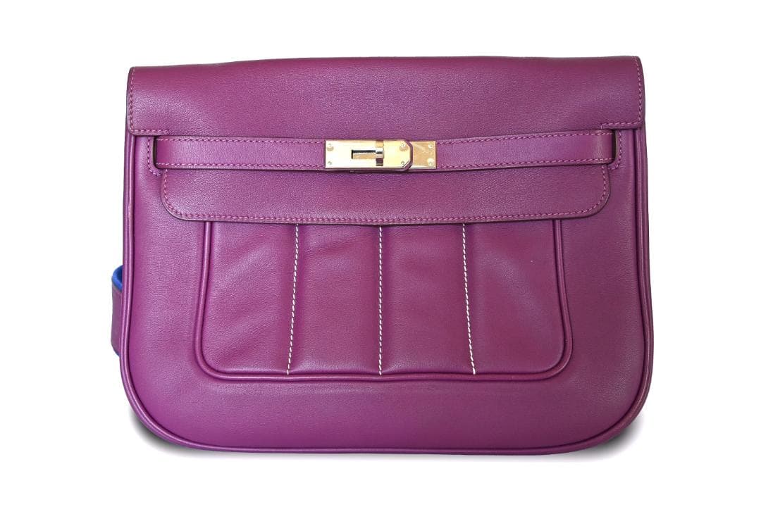 【中古美品】エルメス　ベルリンヌ28　ルージュアッシュ【個人出品】