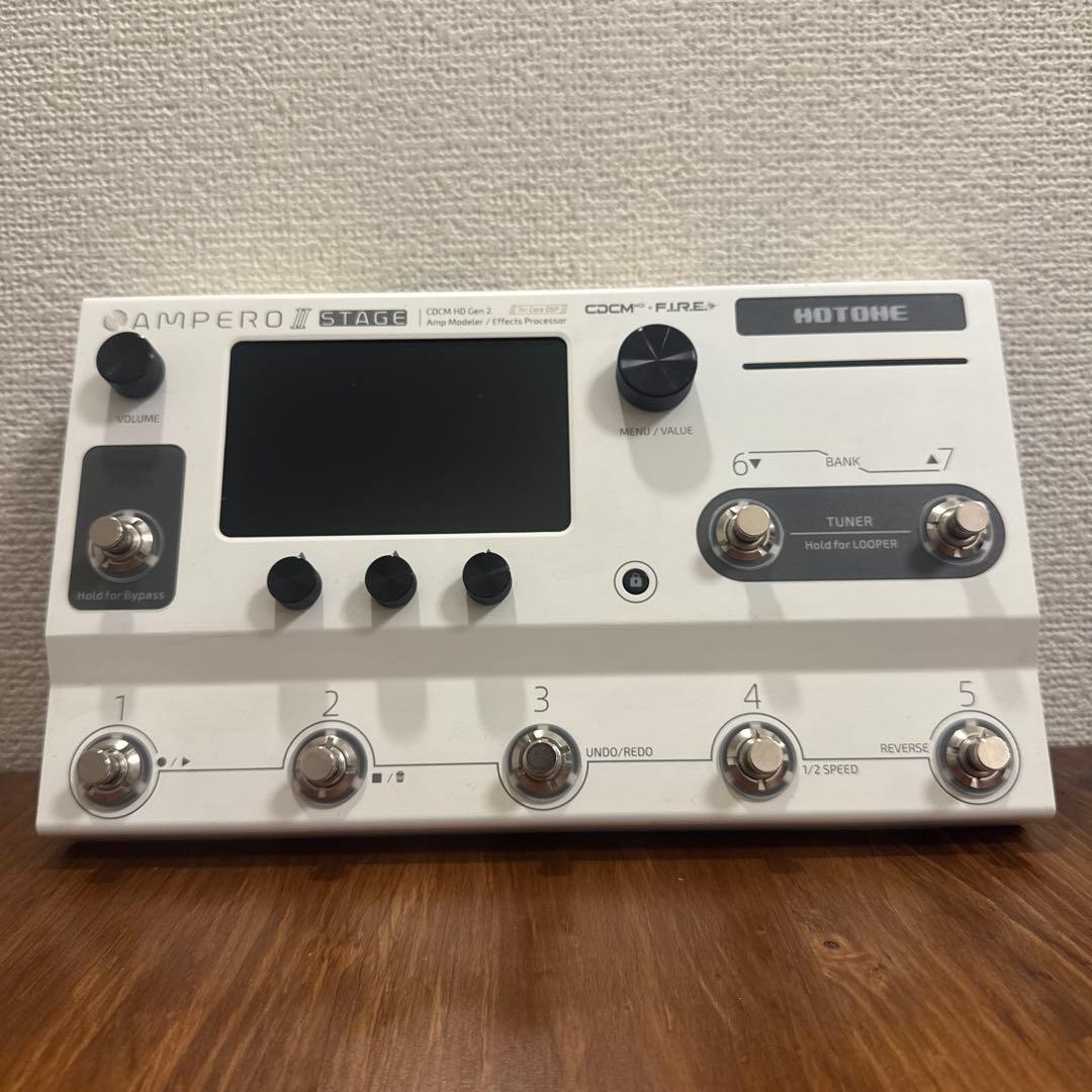 【美品】HOTONE AMPERO Ⅱ STAGE マルチプロセッサー