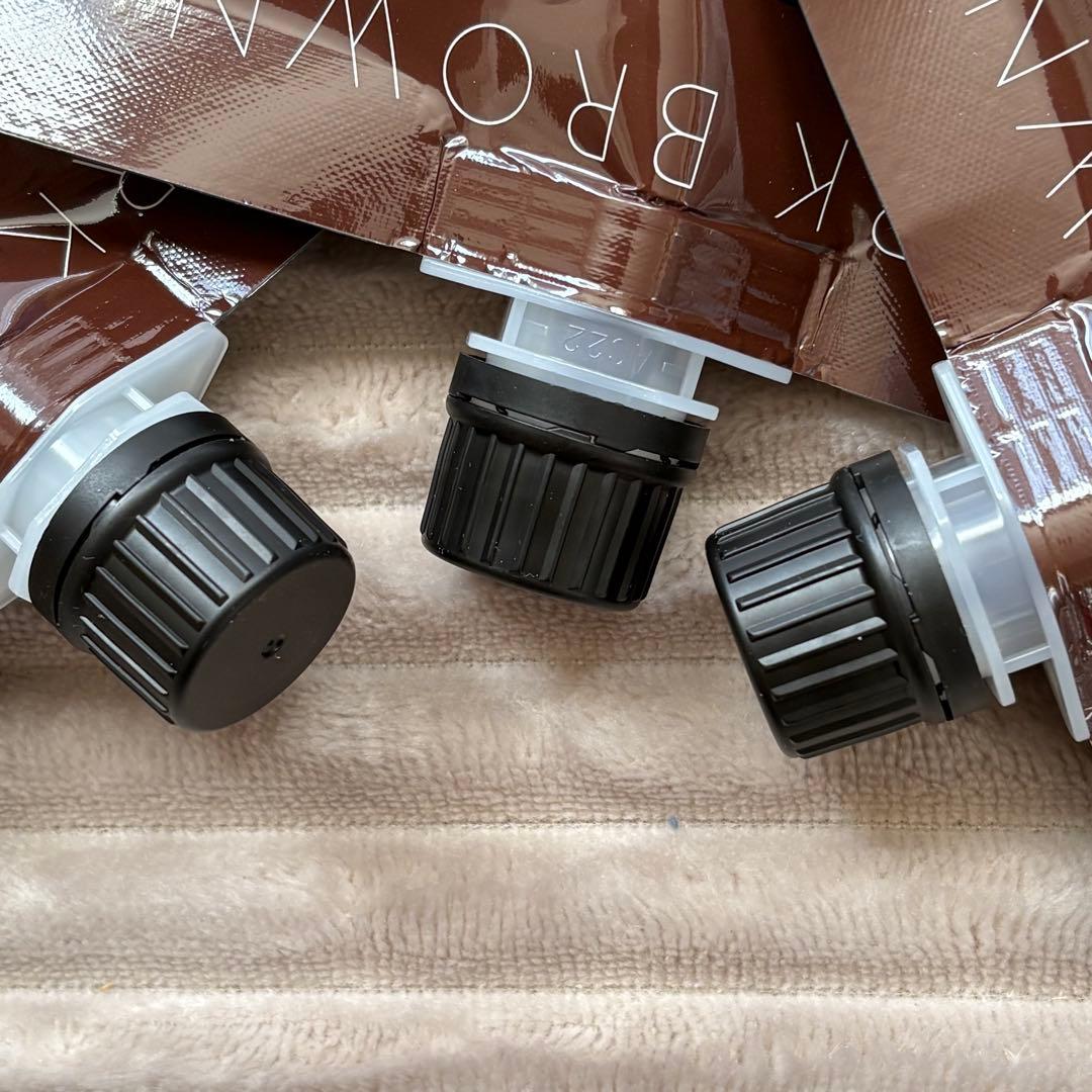 3個 バランローズ KURO クロ クリームシャンプー 400ｇ ダークブラウン