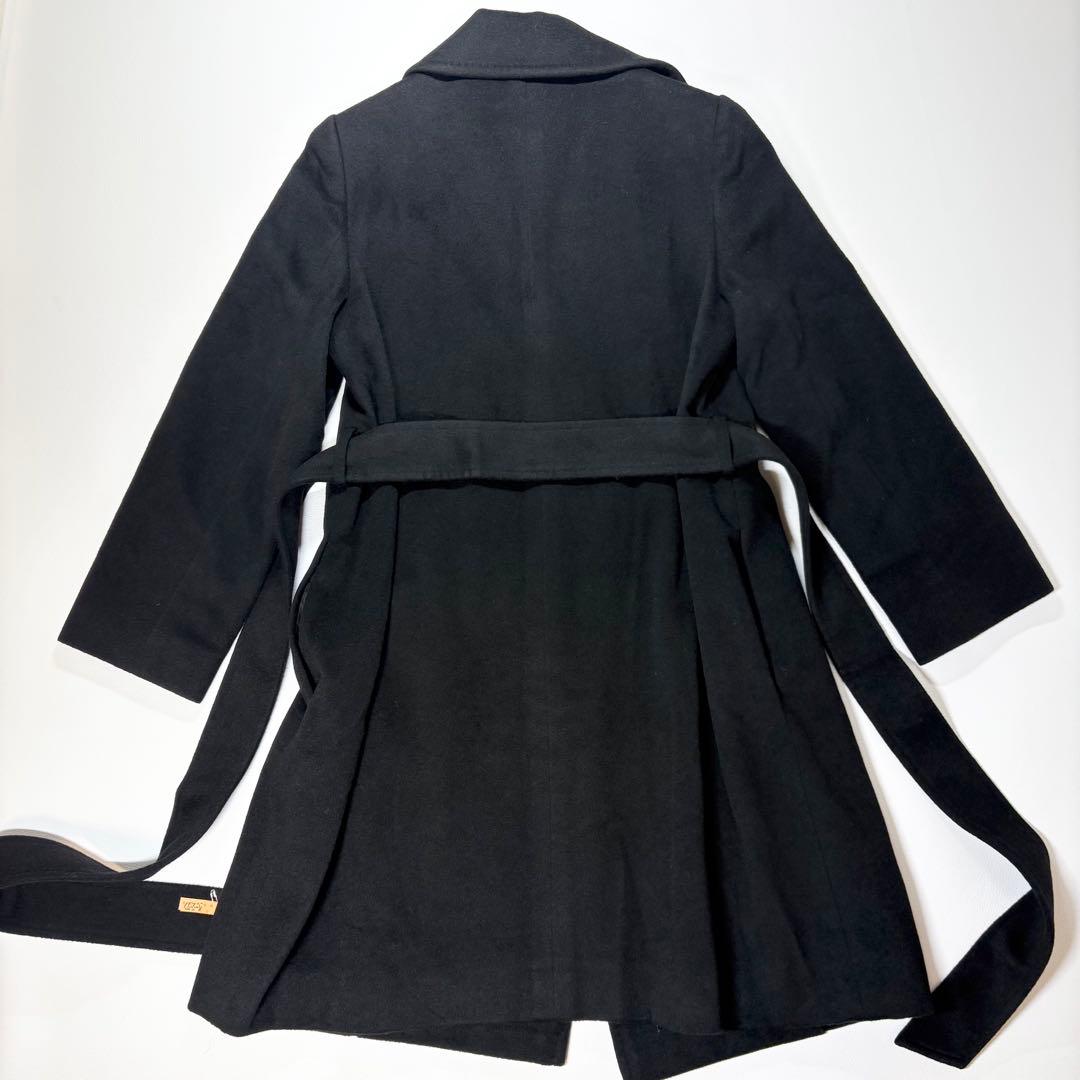 エムプルミエ カシミヤ100% ベルテッドロングコート