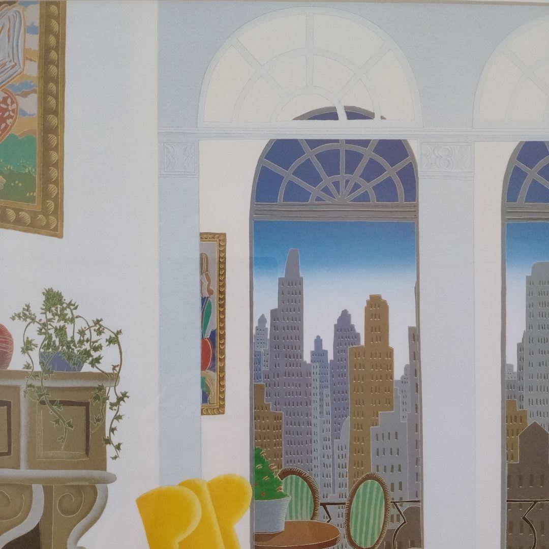 \"新品\"トーマスマックナイト　リトポスター『BLUE COUCH』共箱付