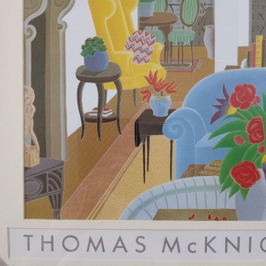 \"新品\"トーマスマックナイト　リトポスター『BLUE COUCH』共箱付