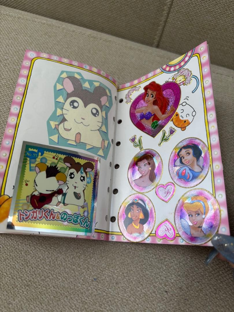 平成レトロ　シールブック　シール帳　ハムスター　当時品