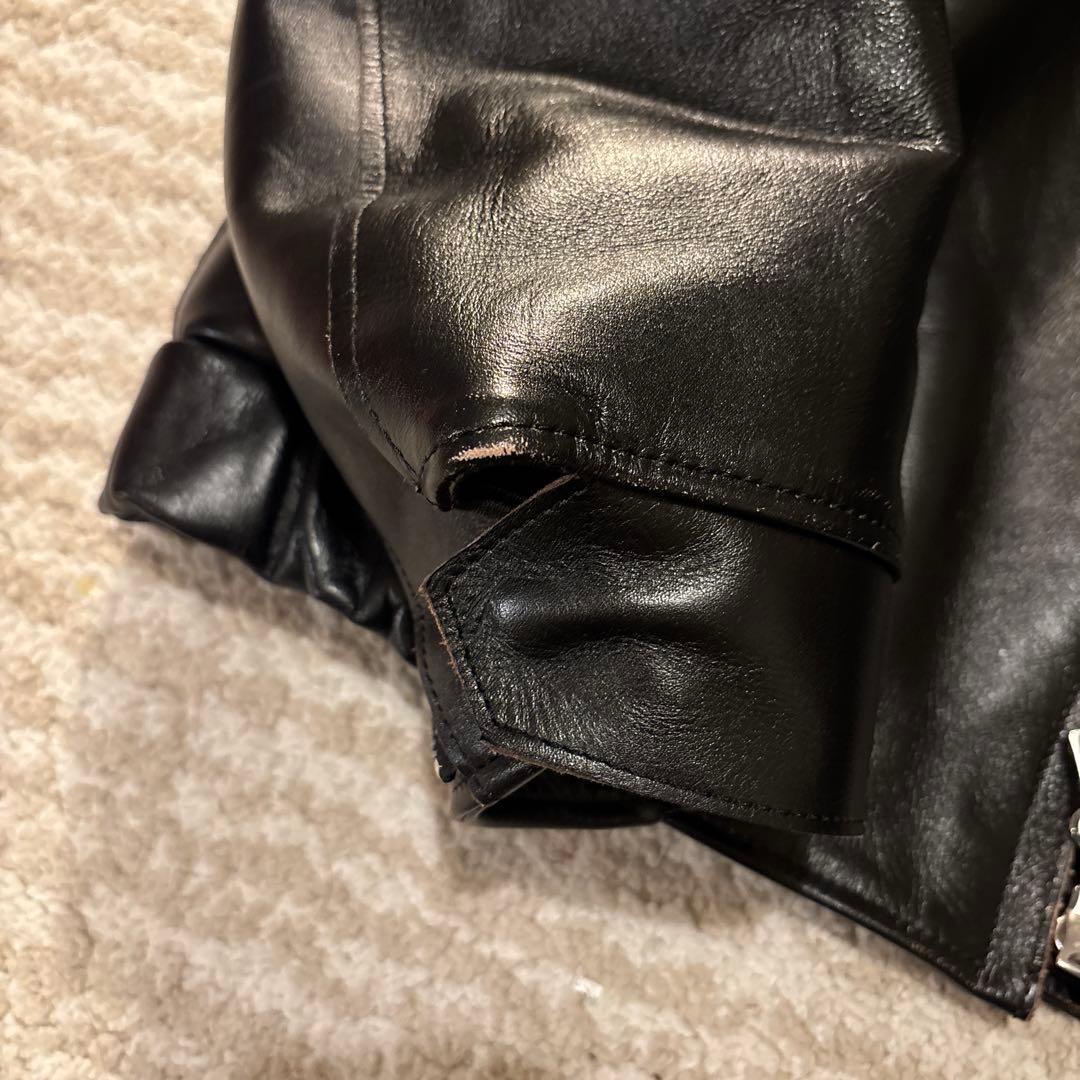 Sacai 25SS ZIP UP LEATHER JACKET サイズ1