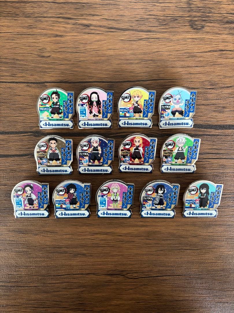 【非売品】鬼滅の刃ピンバッジ（メイン4人と全柱）