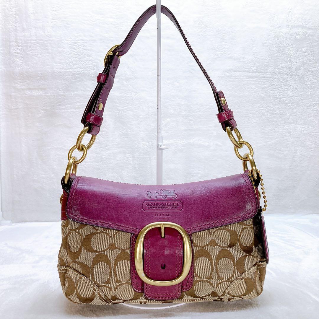 ✨美品✨COACH コーチ ソーホー ブリーカー ハンドバッグ　シグネチャー