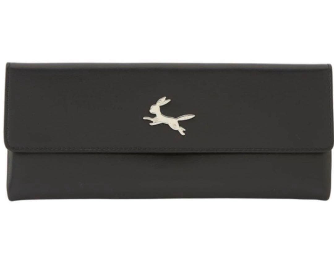 新品未使用 本革 マルチフラットケース ブラッキー