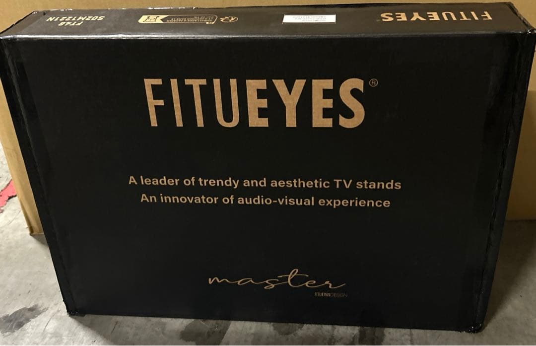 FITUEYES DESIGN テレビスタンド キャスター付き 隠れ式制動