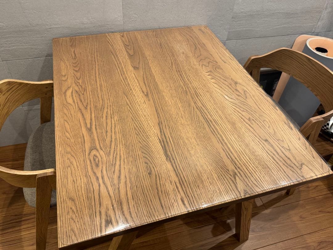 【送料込】unico ELEMT ダイニングテーブル ブラウン 美品