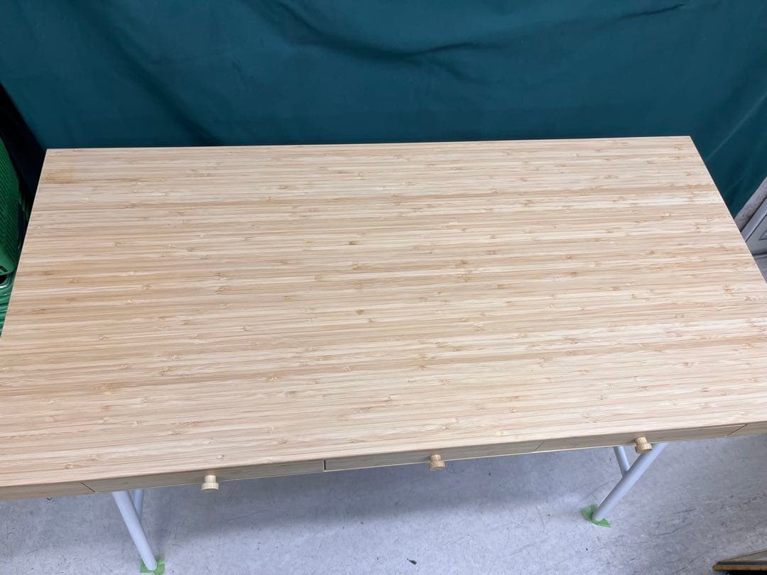 バンブー製 3引き出しテーブル IKEA イケア リルオーセン デスク