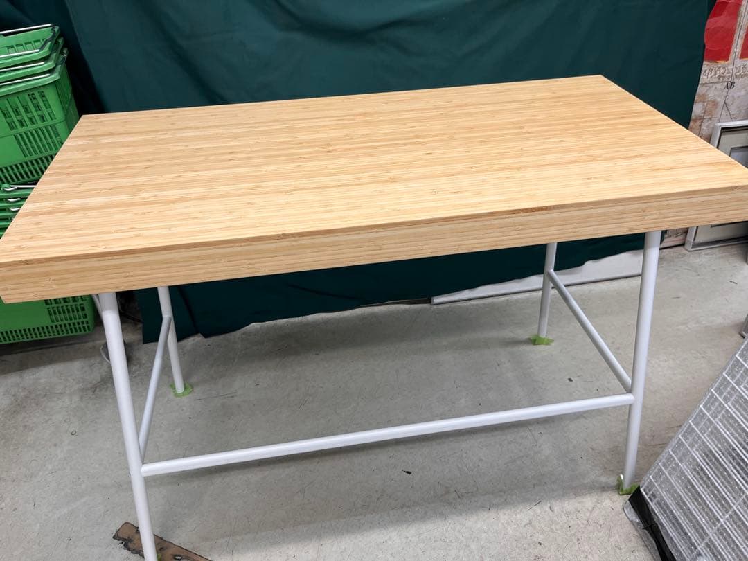 バンブー製 3引き出しテーブル IKEA イケア リルオーセン デスク