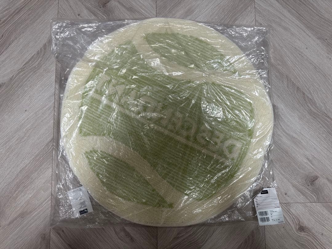 24ss DESCENDANT TOSS RUG GREEN ラグマット 小物