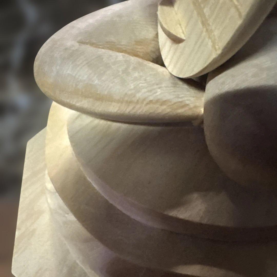 金運招来　木曽檜材　細密手彫り　裸弁財天様　ご利益　縁起物