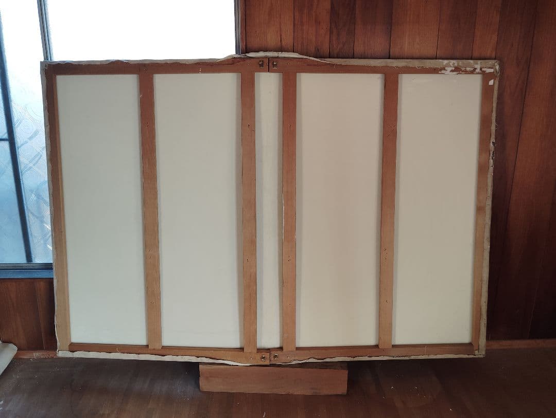 薔薇と酒の日々■ドラマティックな油彩画 大きなキャンバスW1900mm