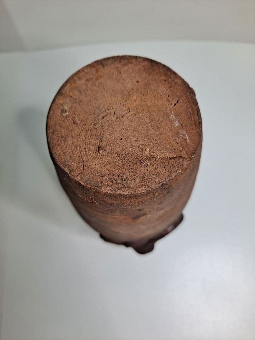 古備前 江戸幕末から明治 花瓶 置物 骨董 タコ型 時代物