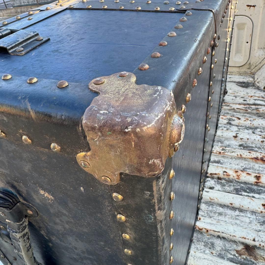 石川トランク製大型船舶トランク 海軍 戦前物？ヴィンテージ昭和レトロアンティーク