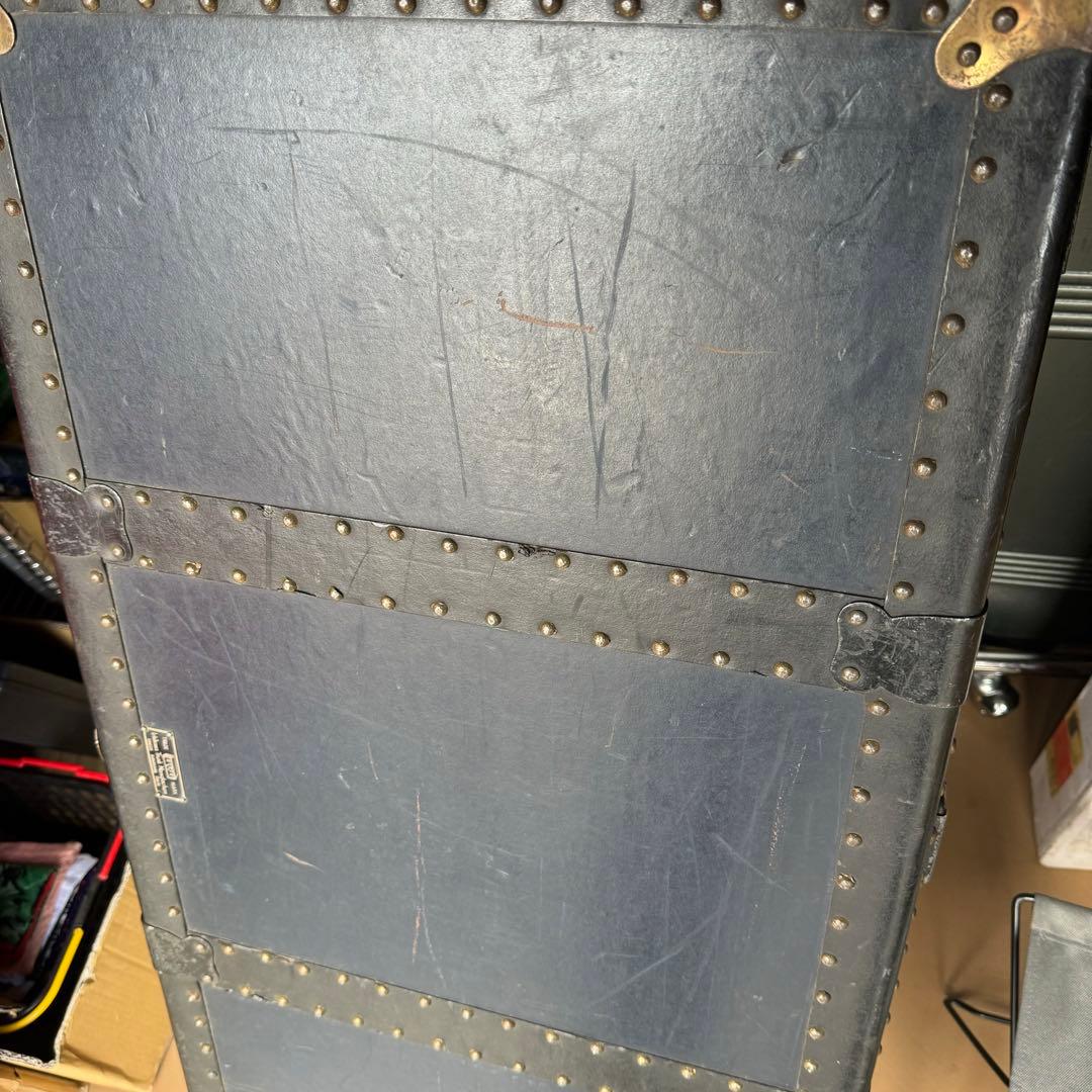 石川トランク製大型船舶トランク 海軍 戦前物？ヴィンテージ昭和レトロアンティーク