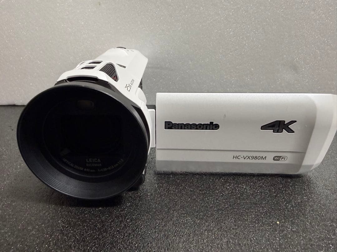 Panasonic HC-VX980M 4Kビデオカメラ ホワイト 付属品完備