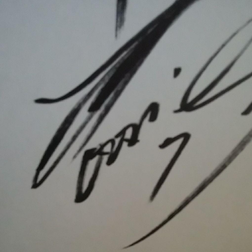 サイン色紙中日ドラゴンズ