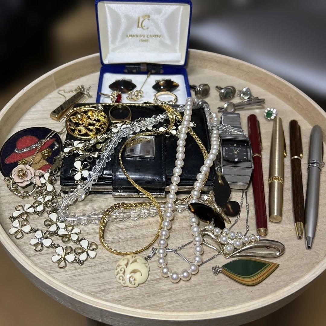 は*ー様 k18 18k遺品整理 アクセサリー 刻印有　財布　喜平ネックレス　時