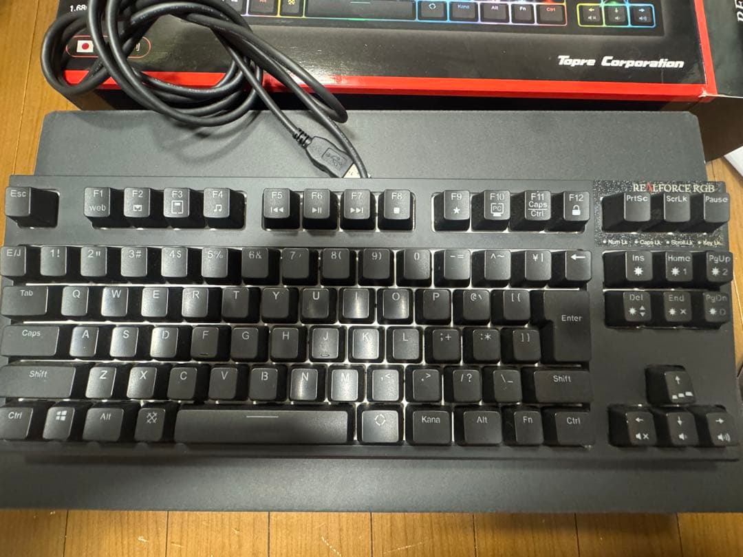 【美品】REALFORCE RGB キーボード 本体 R2TLA-JP4G-BK