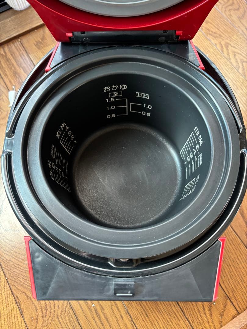 Paloma プレミアムレッド×ブラック 炊飯器