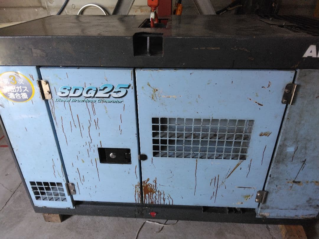 エアマン発電機 25kva　SDG25