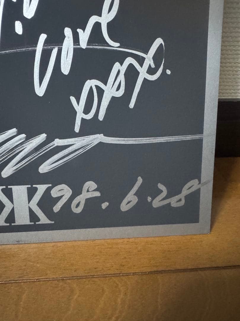 H*L様 吉川晃司直筆サイン色紙　1998.6.28NHKホール